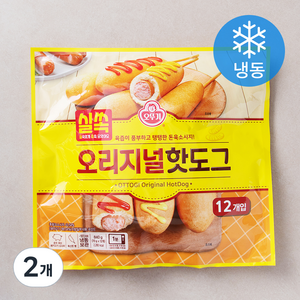 오뚜기 실쏙 오리지널 핫도그 12개입 (냉동), 840g, 2개