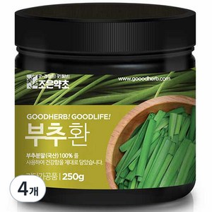 조은약초 프리미엄 부추환, 4개, 250g