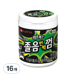 롯데 확 깨는 졸음 번쩍 껌, 87g, 16개