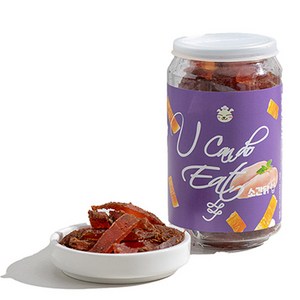 봉구의간식 반려동물 YOU CAN DO EAT 소간닭 육포 160g, 닭안심져키 + 소간 혼합맛, 1개