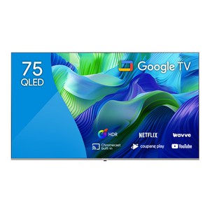 더함 4K UHD QLED 구글 OS TV, 190cm(75인치), NA751QLED SMART HOME60 24k1, 벽걸이형, 방문설치