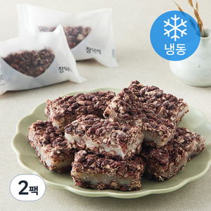 창억떡 입안가득 포근한 통팥찰떡 (냉동), 500g, 2개