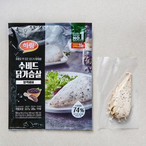 하림 수비드 닭가슴살 블랙페퍼, 100g, 6봉