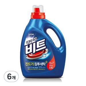 비트 일반용 액체세제 본품, 2.4L, 6개