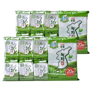 지도표성경 보성녹차식탁김, 100g, 2개