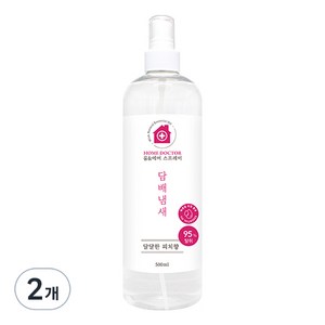 더허브샵 홈닥터 룸 앤 에어 탈취 스프레이 담배냄새 본품, 2개, 500ml