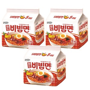 팔도비빔면 매운맛 130g, 15개