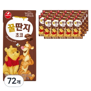 서울우유 초코꿀딴지, 180ml, 72개