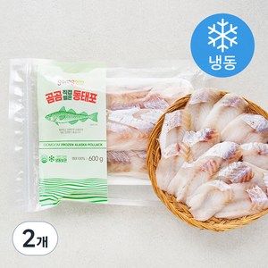 곰곰 직접썰은 동태포 (냉동), 600g, 2개