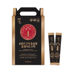 한국양봉 강녕 6년근 고려 홍삼정 올웨이즈 스틱 100p, 1kg, 1세트