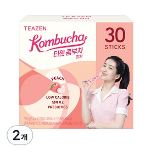 티젠 콤부차 피치, 5g, 30개입, 2개