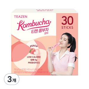 티젠 피치 콤부차, 5g, 30개입, 3박스