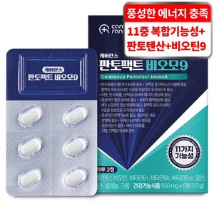 케어란스 판토팩트 비오모 9 컴플렉스 영양제 3.9g, 1개, 6정