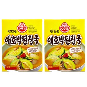 오뚜기 맛있는 애호박 된장국, 36g, 2개