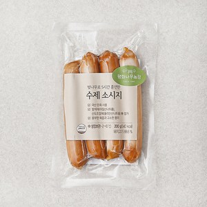 벚나무로 5시간 훈연한 수제 소시지, 200g, 1개