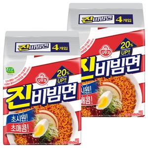 오뚜기 진비빔면 156g, 8개