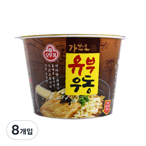 오뚜기 유부우동(100g) 큰사발, 100g, 8개