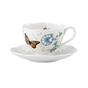 레녹스 버터플라이 메도우 커피잔 1인조, MONARCH, 1개