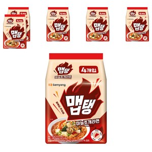 맵탱 마늘조개라면 110g, 24개