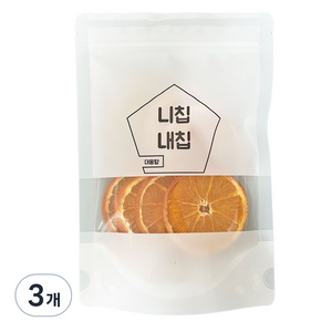 니칩내칩 건조 오렌지, 40g, 3개