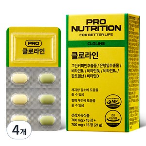 PRONUTRITION 클로라인, 30정, 4개