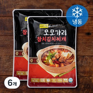 오모가리 수제 참치김치찌개 (냉동), 500g, 6개