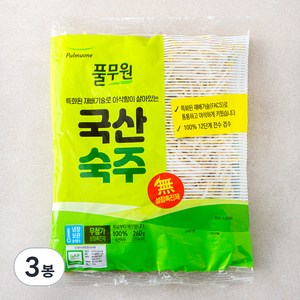 풀무원 국산 숙주, 260g, 3봉