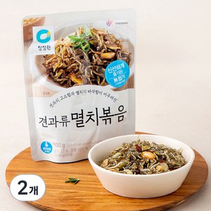 청정원 견과류 멸치볶음, 100g, 2개