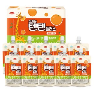 텐텐 한미사이언스 마시는 텐텐 플러스 100ml, 10개, 오렌지맛