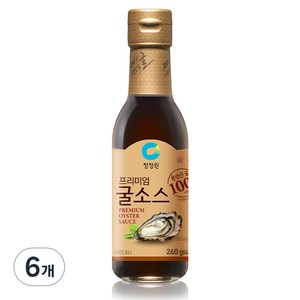 청정원 프리미엄 굴 소스, 260g, 6개