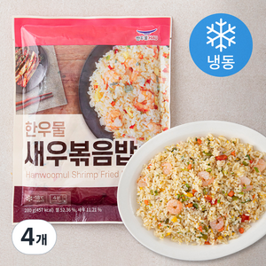 한우물 새우볶음밥 R (냉동), 280g, 4개