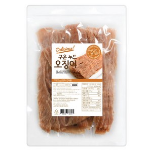 해맑은푸드 구운 누드 오징어, 200g, 1개