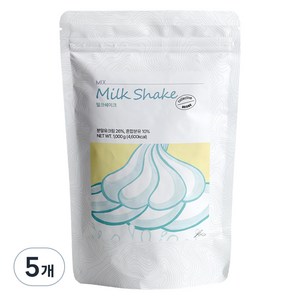 베오베 밀크쉐이크 파우더, 1kg, 5개, 1개