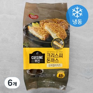 동원 퀴진 크리스피 돈까스 모짜렐라 치즈 (냉동), 450g, 6개