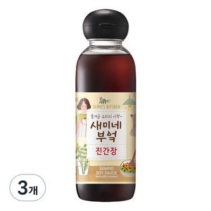 새미네부엌 진간장, 450ml, 3개