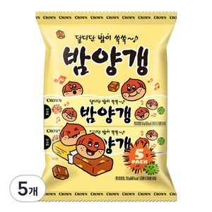 크라운 밤양갱 5p, 250g, 5개