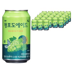 일화 청포도 에이드, 350ml, 24개