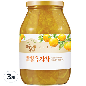 복음자리 배를 넣어 부드러운 유자차, 1.03kg, 1개입, 3개