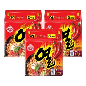 오뚜기 열라면 120g, 15개