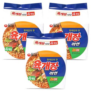 육개장 라면 116g, 12개