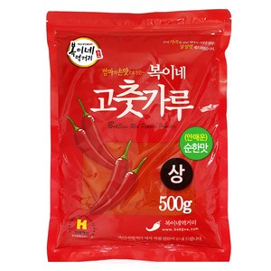 복이네먹거리 중국산 안매운 고춧가루 순한맛 떡볶이용, 500g, 1개