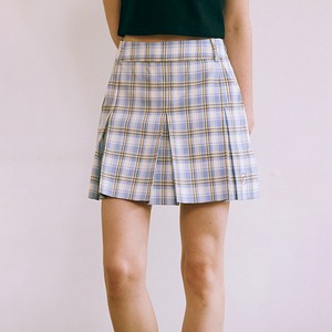 로라로라 CHECK SKIRT