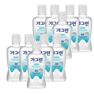 가그린 제로 구강청결제, 250ml, 10개