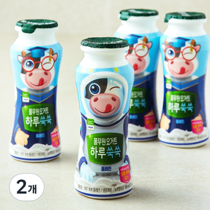 풀무원 요거트 하루 쑥쑥 플레인 4개입, 400ml, 2개