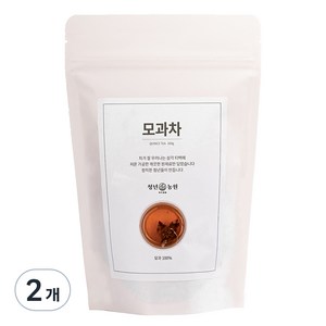 청년농원 저온가공 모과차 삼각티백, 50개입, 2개, 2g