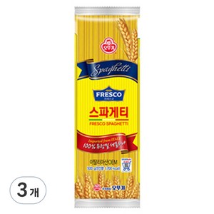 오뚜기 프레스코 스파게티, 500g, 3개