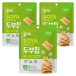 풀무원 두부칩 멀티그레인, 50g, 3개
