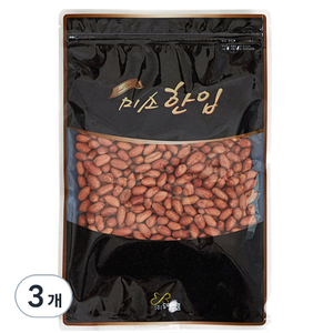 미소한입 볶음땅콩, 1kg, 3개