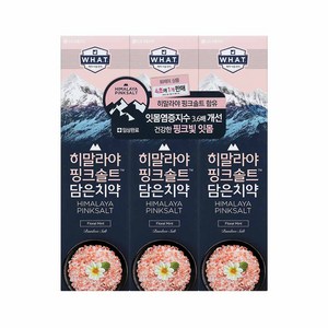 히말라야핑크솔트 담은 치약 플로럴, 100g, 3개