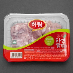 하림 자연실록 무항생제 인증 닭다리살 정육 (냉장), 350g, 1개